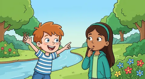 Max's Surprise at the River