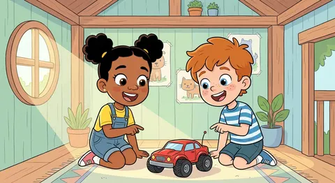 The Funtoonia Treehouse Car Race
